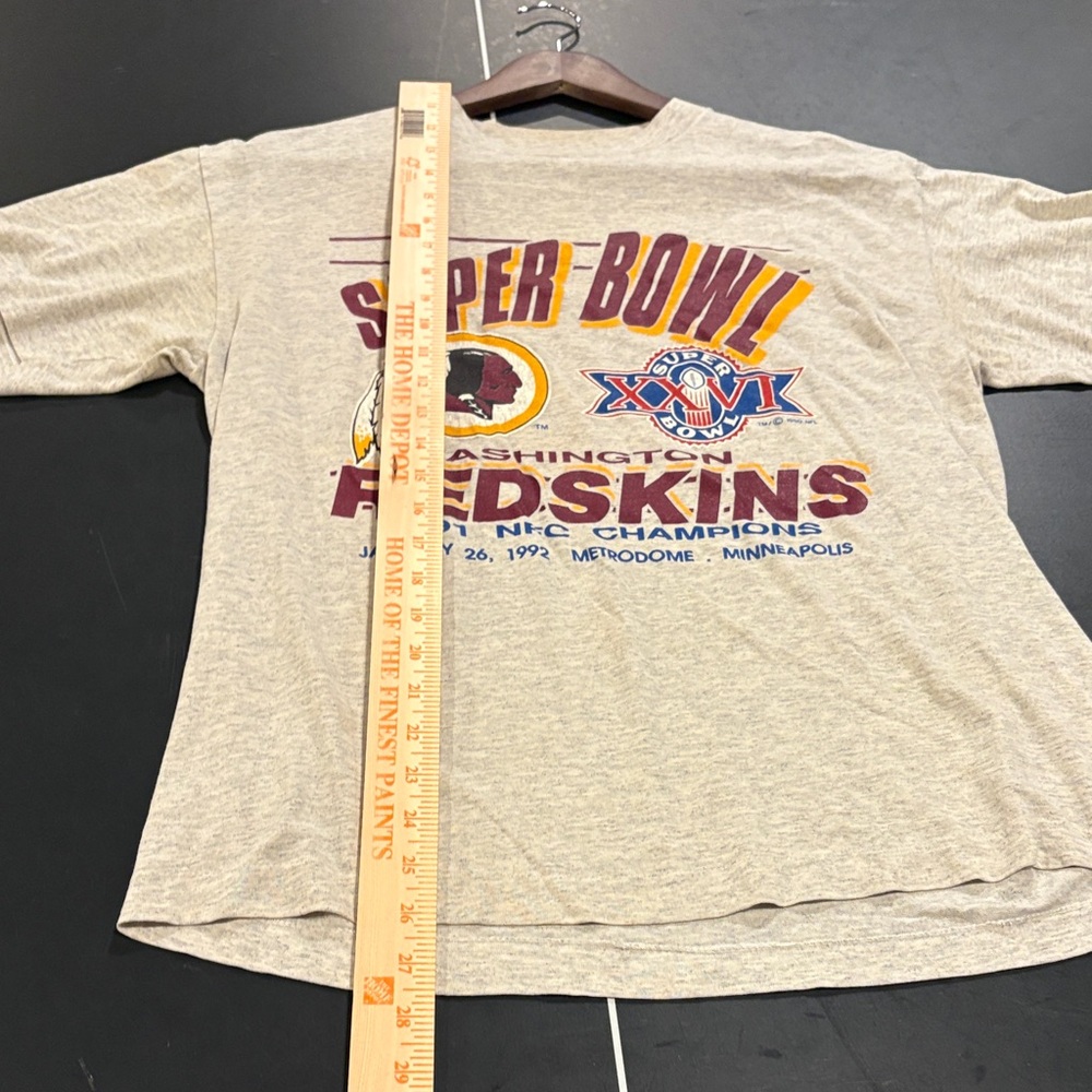 Vintage Super Bowl Redskins 1991 NFC champions men's large Tee - Picture 6 of 7